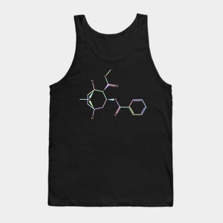 Cocaine Kawaii Pastel Rainbow Molecule Tank Top